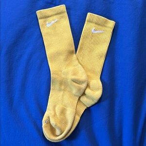 Nike Yellow Crew Socks